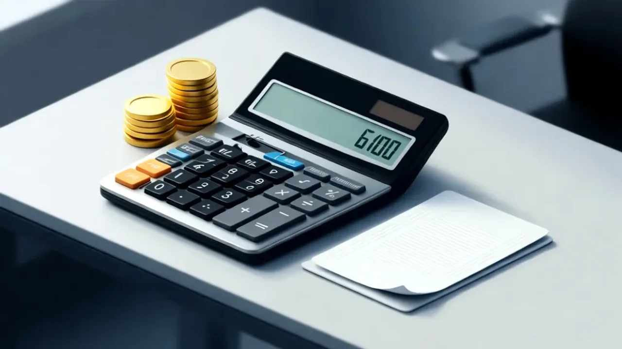 6100 zł brutto ile to netto? Praktyczne wyliczenia i poradnik 2025 Kalkulator finansowy z napisem 6100 zł brutto ile to netto oraz dokumentami finansowymi na biurku.